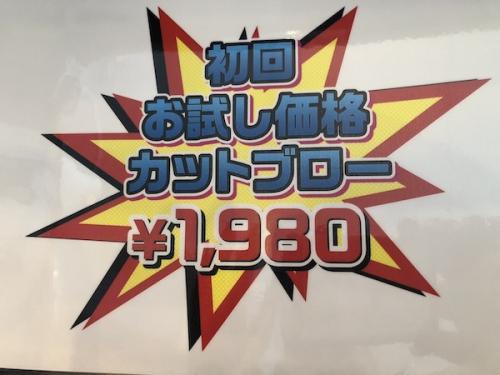 カット+ブロー キャンペーン
